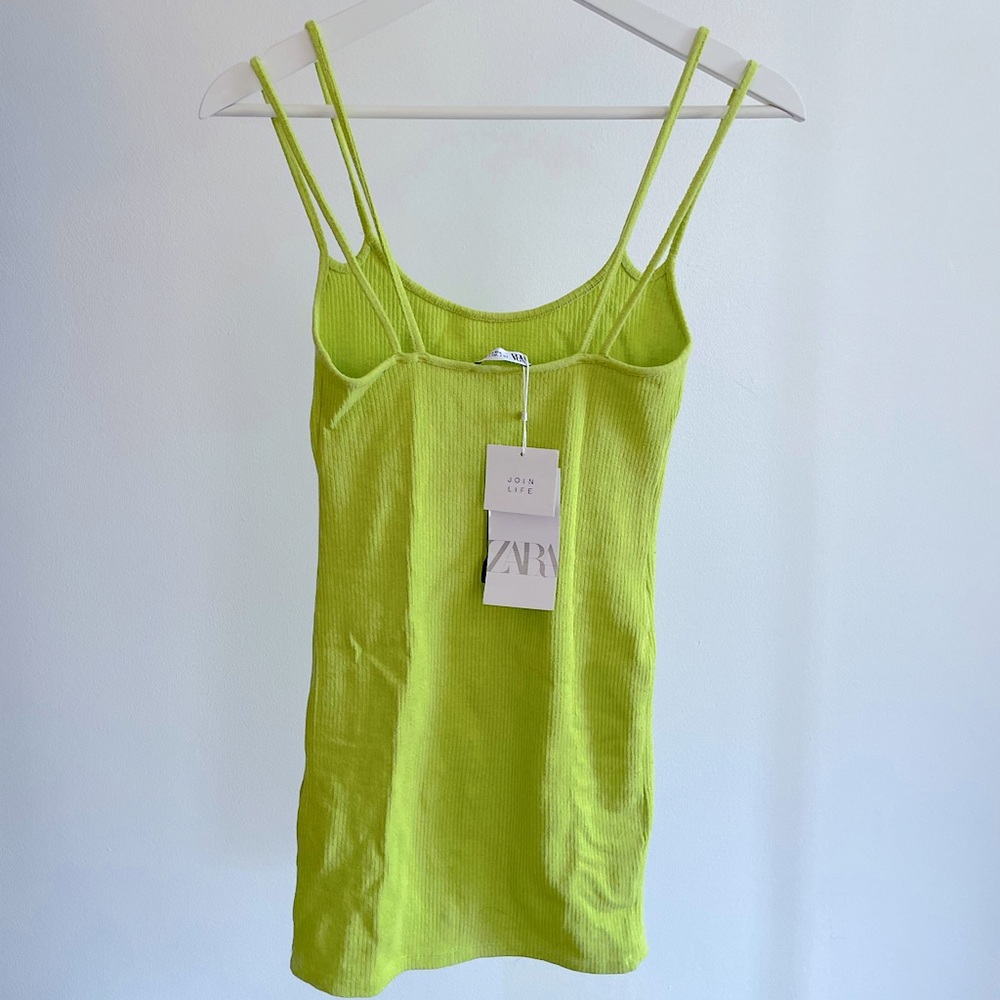 Gorgeous green Zara summer dress size small!